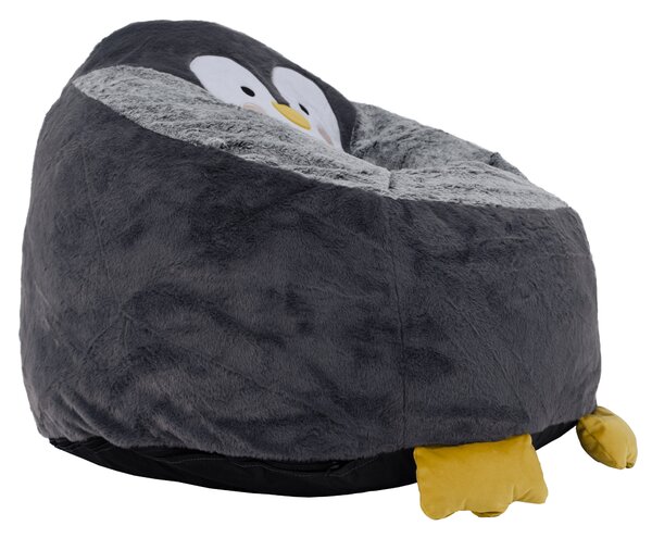 KONDELA Fotoliu tip sac pinguin, gri, PINGO