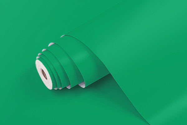 Folie autocolantă verde mat - lățime 45 cm