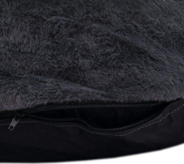 KONDELA Fotoliu tip sac pinguin, gri, PINGO