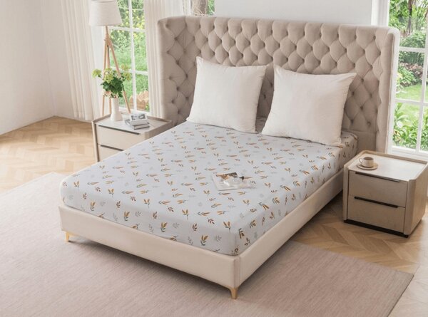Cearsaf din microfibra VELIORA alb 90x200 cm