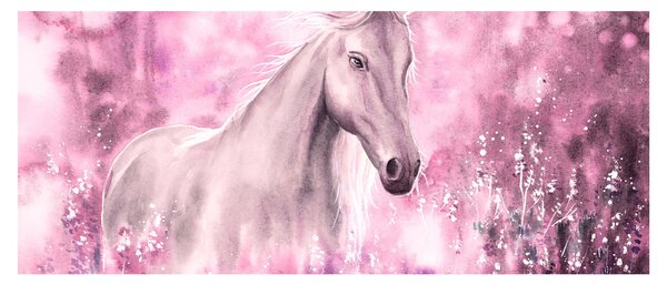 Tablou - Cal pictat (120x50 cm)