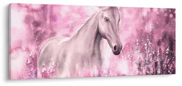 Tablou - Cal pictat (120x50 cm)