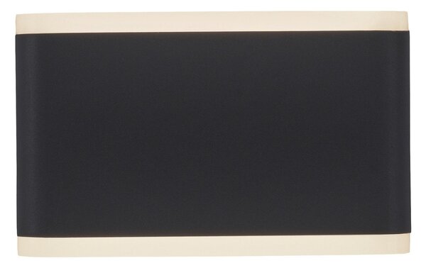 Paul Neuhaus LED lampă de perete pentru exterior Elsa, 18 cm, sus/jos, IP65, Negru, Metal, Modern