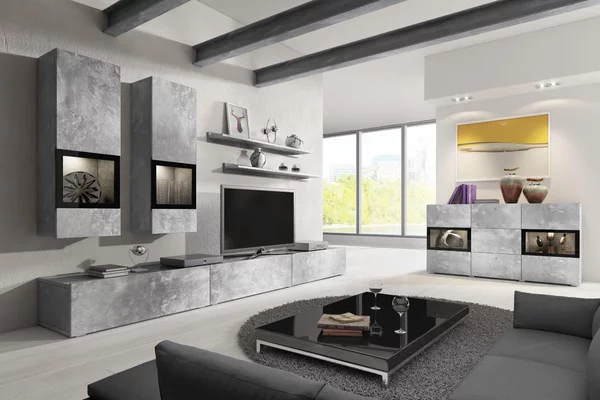 Mobilier living Barly Typ 10 (deschis beton). Promo -21%. 602129