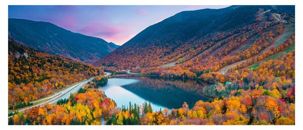 Tablou - White Mountain, New Hampshire, USA (120x50 cm)