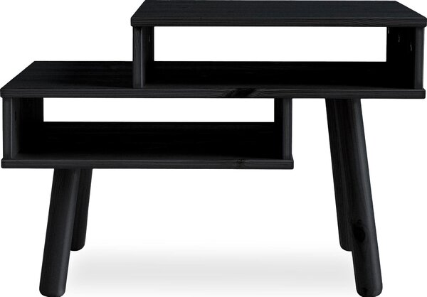 Masuta de cafea Hako neagra 40/65/45 cm