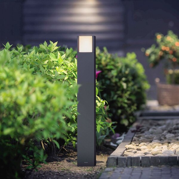 Philips Lumina de iluminat cu LED-uri pentru căi acces Arbour UE, Negru, Aluminiu, Modern