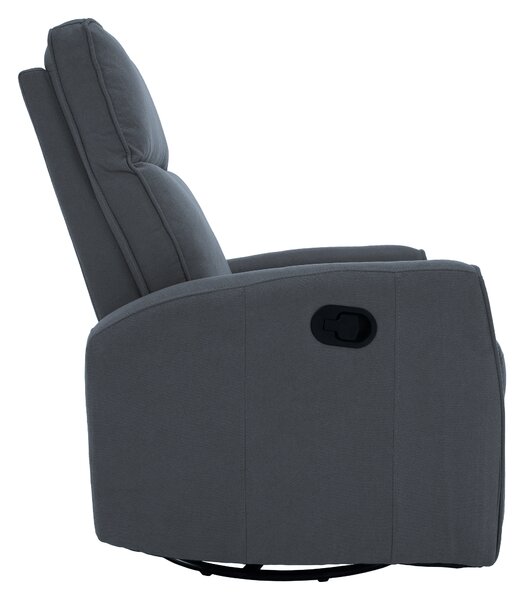KONDELA Fotoliu rotativ de relaxare, gri, MEKENZI