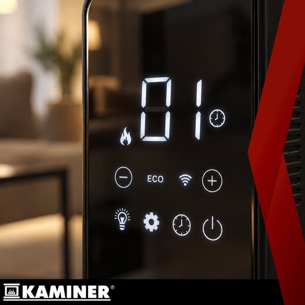 Calorifer electric cu ulei Kaminer Arvell - radiator negru