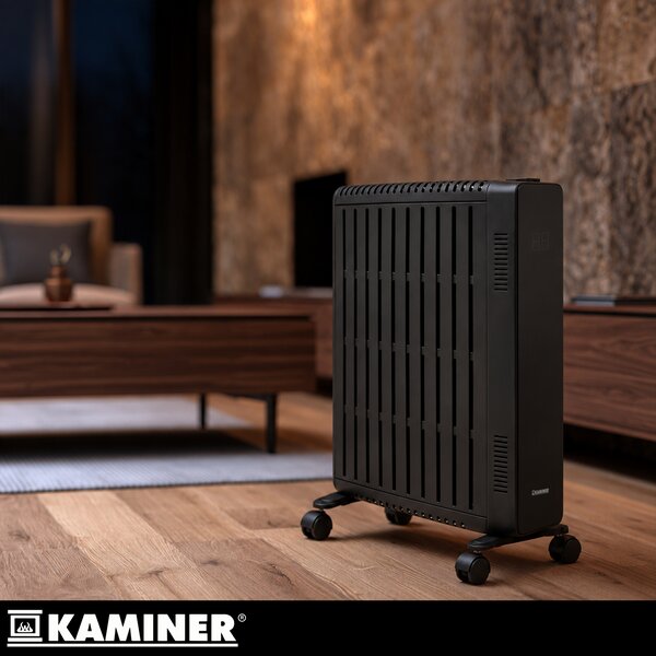 Calorifer electric cu ulei Kaminer Arvell - radiator negru