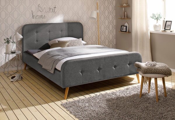 Pat tapitat Amrun gri 140/200 cm