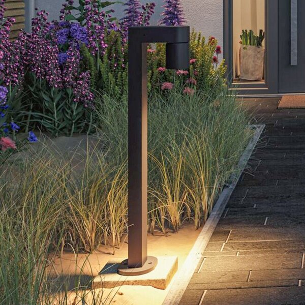 Lampă de Exterior Paulmann, Kimu, Negru, Aluminiu, Modern