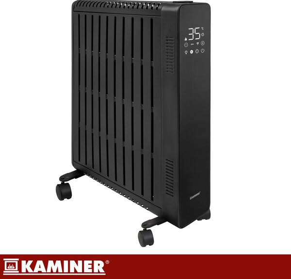 Calorifer electric cu ulei Kaminer Arvell - radiator negru
