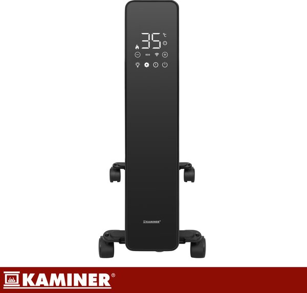 Calorifer electric cu ulei Kaminer Arvell - radiator negru
