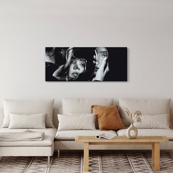 Tablou - Privind în oglindă (120x50 cm)