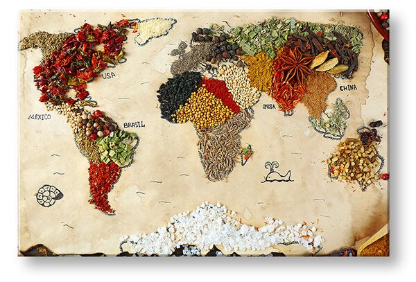 Tablou de perete MAPS_006 - 20x30 cm