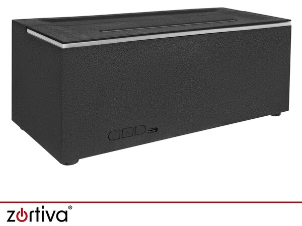 Difuzor aromaterapie și umidificator de aer - aparat cu uleiuri esențiale cu efect de șemineu Zortiva 150 ml