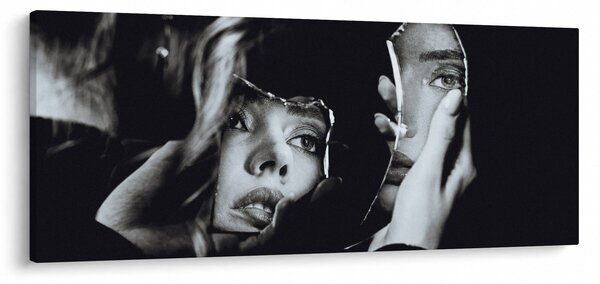 Tablou - Privind în oglindă (120x50 cm)