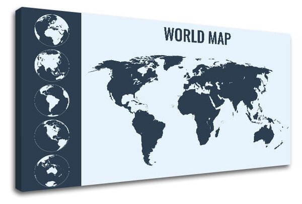 Tablou de perete MAPS_013 - 30x60 cm