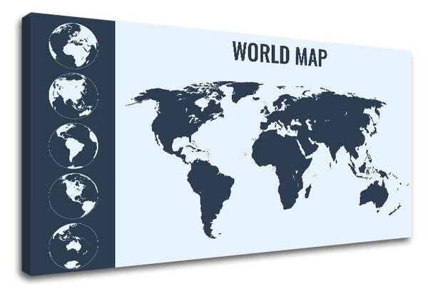 Tablou de perete MAPS_013 - 30x60 cm
