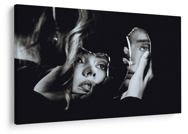 Tablou - Privind în oglindă (90x60 cm)