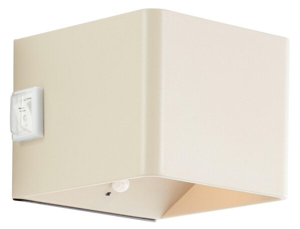 Brilliant Lampă de perete reîncărcabilă cu LED pentru exterior Iseo, bej, lățime 10, Bej, Plastic, Modern