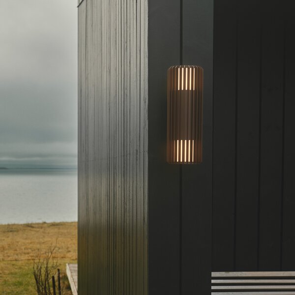 Nordlux Lampă de exterior Aludra Double Seaside aluminiu maro 2 becuri, reglabil, Maro / Rugină, Aluminiu