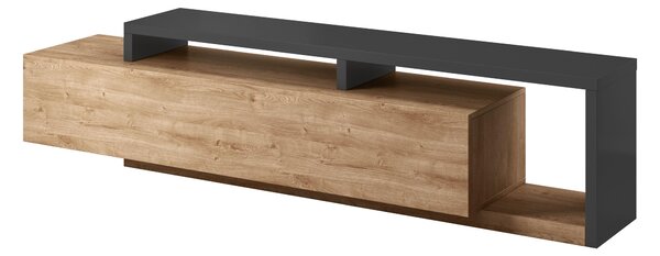 Masă TV Bilsby Typ 40 (stejar ribbec + gri). Promo -10%. 1030329
