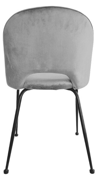 Scaun Farco ,structura metalica ,catifea - BEJ