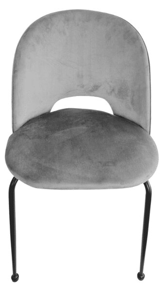 Scaun Farco ,structura metalica ,catifea - BEJ