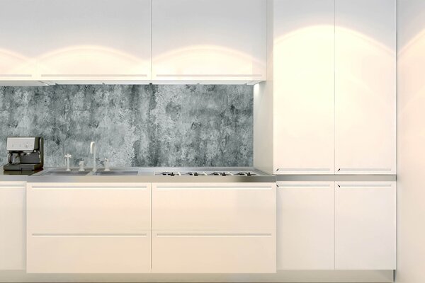 Fototapet pentru bucătărie - zidet de beton gri 180 x 60 cm