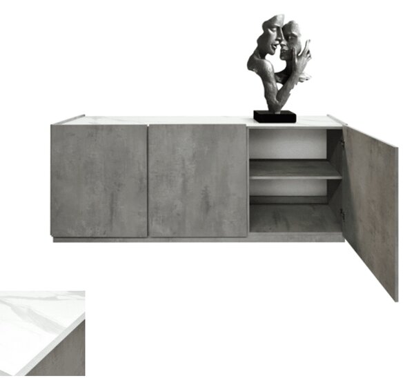 COMODA BLAT STATUARIO - OTEL OXIDAT