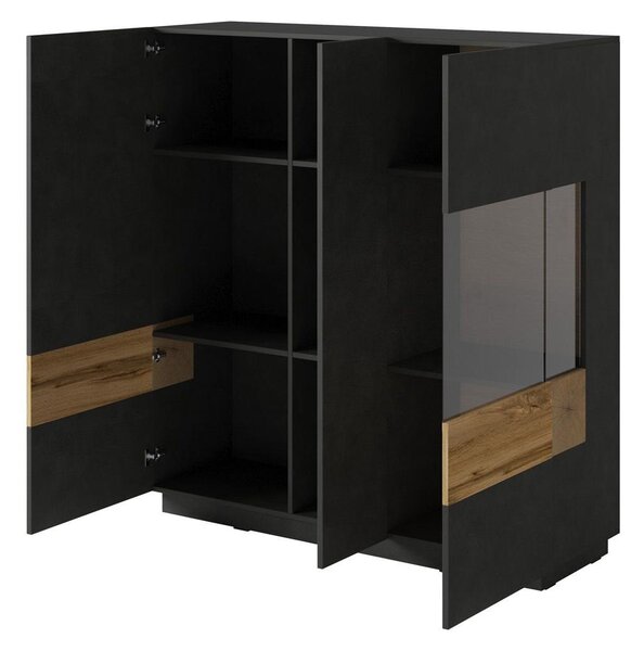 Vitrină Stacey Typ 46 (matera + stejar wotan). Promo -15%. 1030484