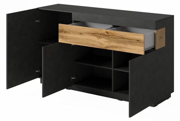 Comodă Stacey Typ 43 (matera + stejar wotan). Promo -16%. 1030482