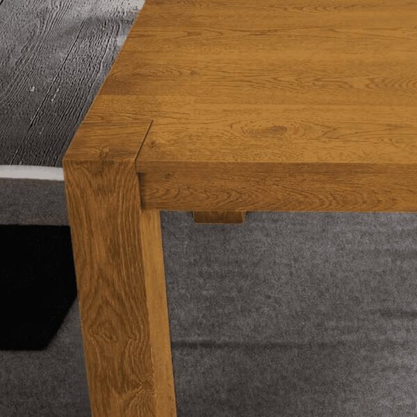 MASA ROVERE - EXTENSIBILA LEMN MASIV - PATINAT TORTORA - 140 cm / 90 / h 77