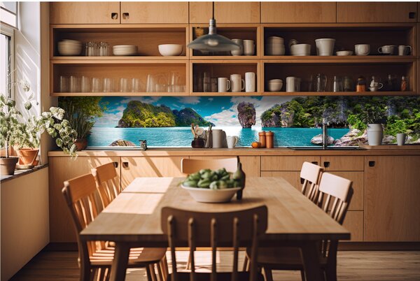 Fototapet pentru bucătărie - thailanda 420 x 60 cm