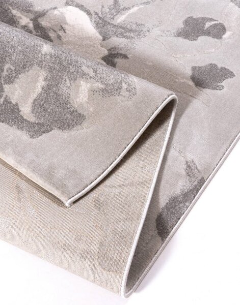 Covor Floral Living Dormitor, Model Opus 54208 760, Gri 80x150