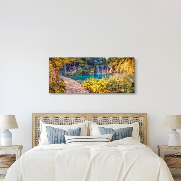 Tablou - Lacurile Plitvice, Croația (120x50 cm)
