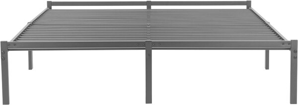 Pat metalic Inosign List negru 180/200 cm