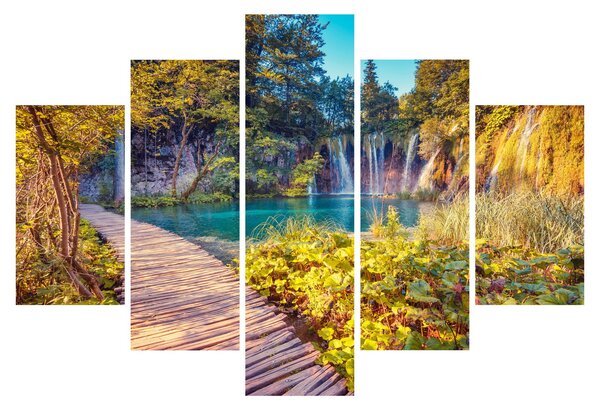 Tablou - Lacurile Plitvice, Croația (150x105 cm)