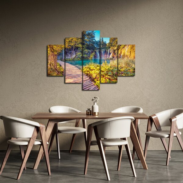 Tablou - Lacurile Plitvice, Croația (150x105 cm)