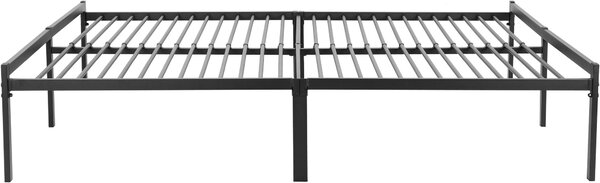 Pat metalic Inosign List negru 180/200 cm