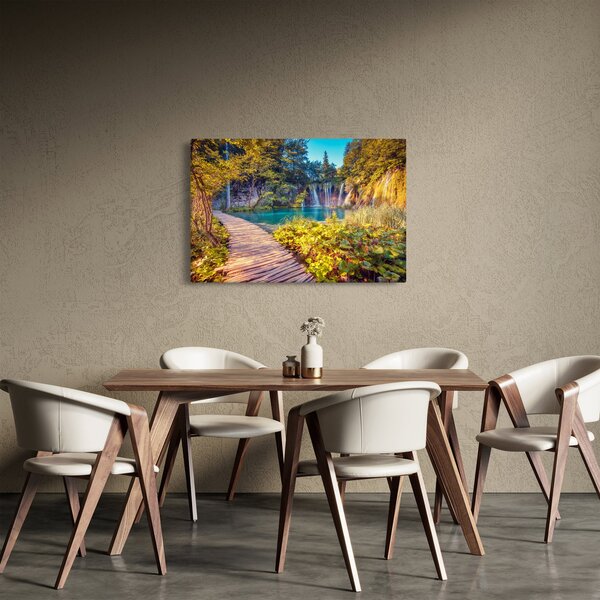 Tablou - Lacurile Plitvice, Croația (90x60 cm)