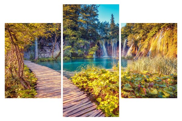 Tablou - Lacurile Plitvice, Croația (90x60 cm)