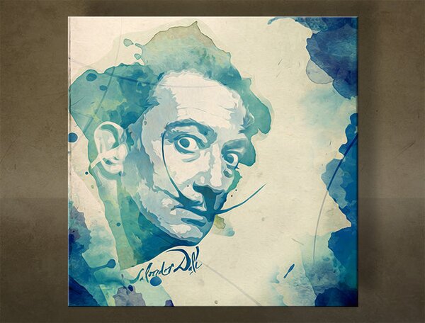 Tablou de perete Salvador Dalí - AQUArt / Tom Loris 004AA1 - 40x40 cm