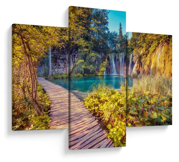 Tablou - Lacurile Plitvice, Croația (90x60 cm)