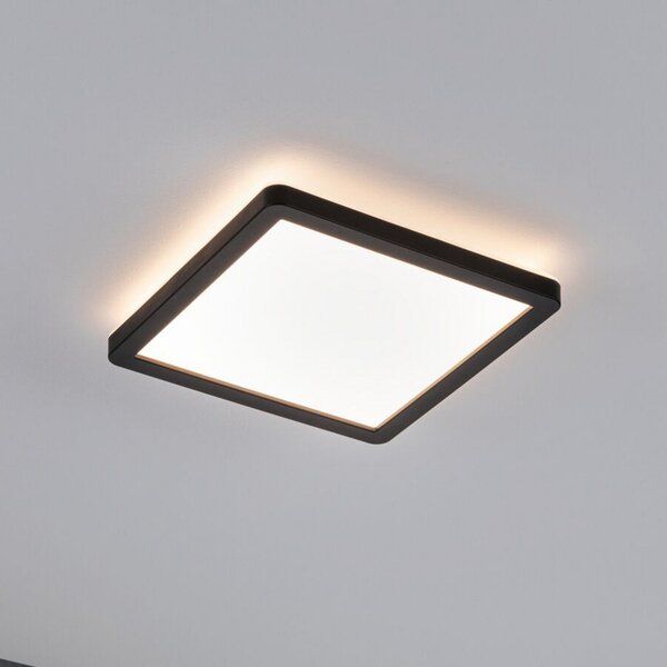 Paulmann Atria Shine panou on/off negru 830 19x19, Negru, Camera de zi / sufragerie, Plastic, Modern