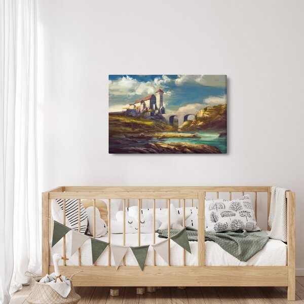Tablou - Castelul medieval (90x60 cm)