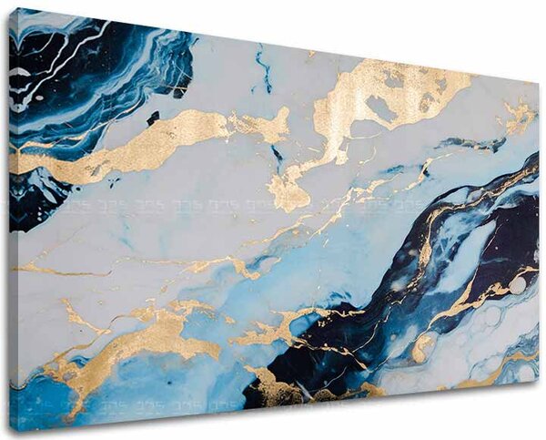 Atingere de aur pe pânză Simfonia oceanică - 40x60 cm