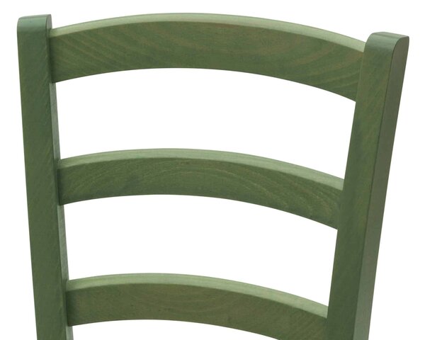 Scaun Verona ,lemn fag ,sezut impletitura paie - VERDE ANILINA